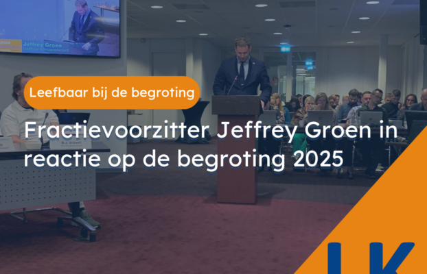 Reactie van Leefbaar op Begroting 2025
